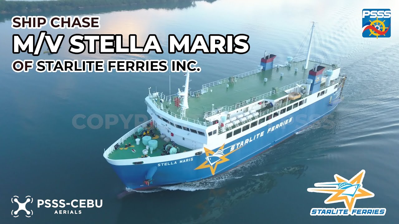 SHIP CHASE | M/V Stella Maris of Starlite Ferries Inc Aerial Video