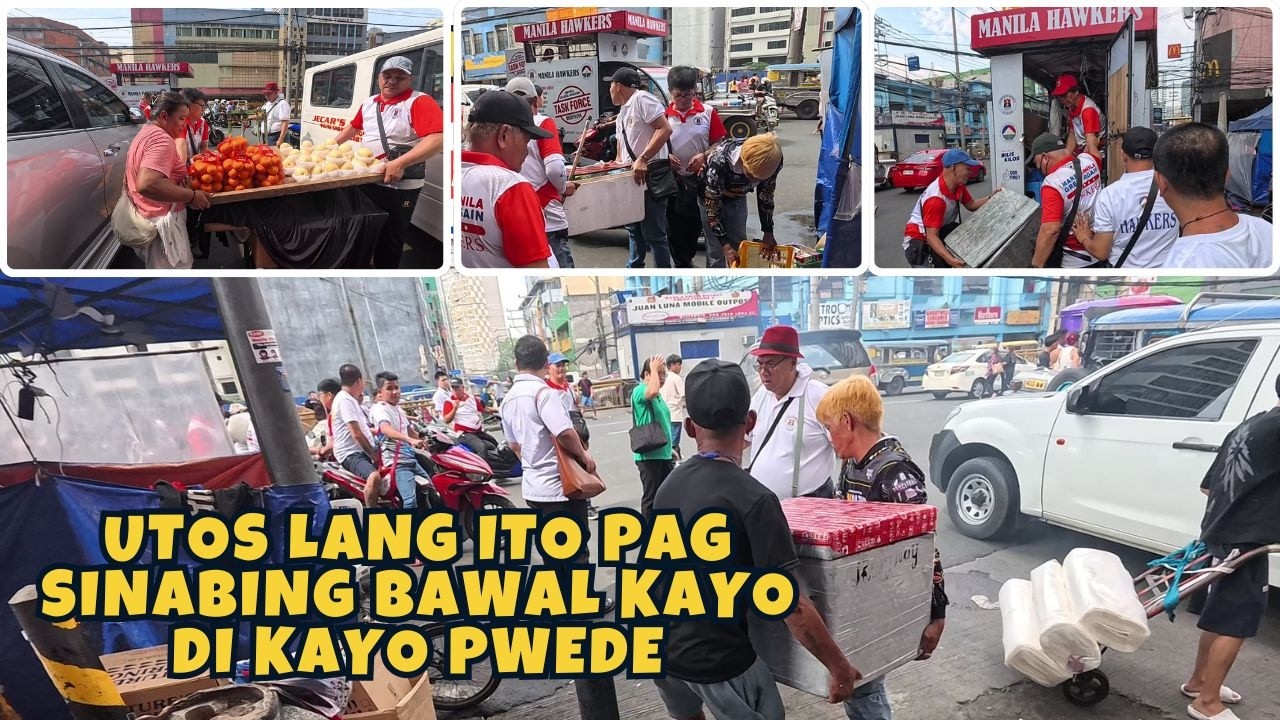 NAGKAHULIHAN NA MAHIGPIT NGAYON NA BINABANTAYAN NG MGA HAWKERS ANG MGA SNIPER SA RECTO