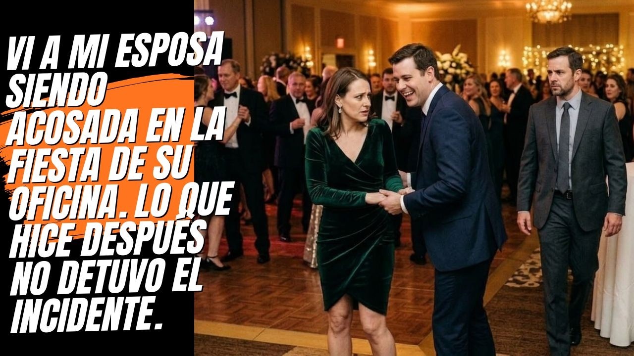 La fiesta de oficina de mi esposa se volvió fea cuando alguien la acosó: mi reacción.