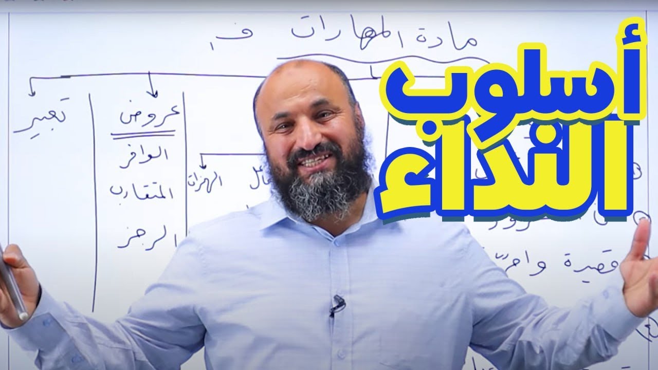توجيهي 2007 - اللغة العربية - مهارات - قواعد - الفصل الأول - أسلوب النداء - قاعدة الوحدة الأولى