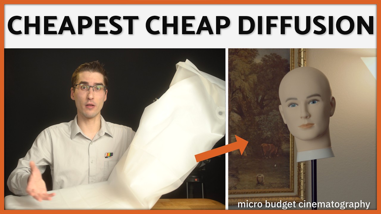 The Cheapest Cheap Light Diffusion Solutions | Micro Budget Filmmaking