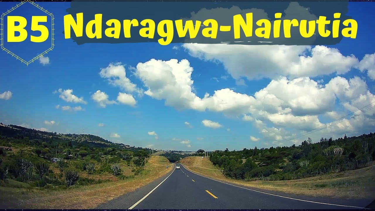 Ndaragwa to Nairutia, 25 Km Drive, Nyeri-Nyahururu Road B5 | Dash Cam Kenya 2020