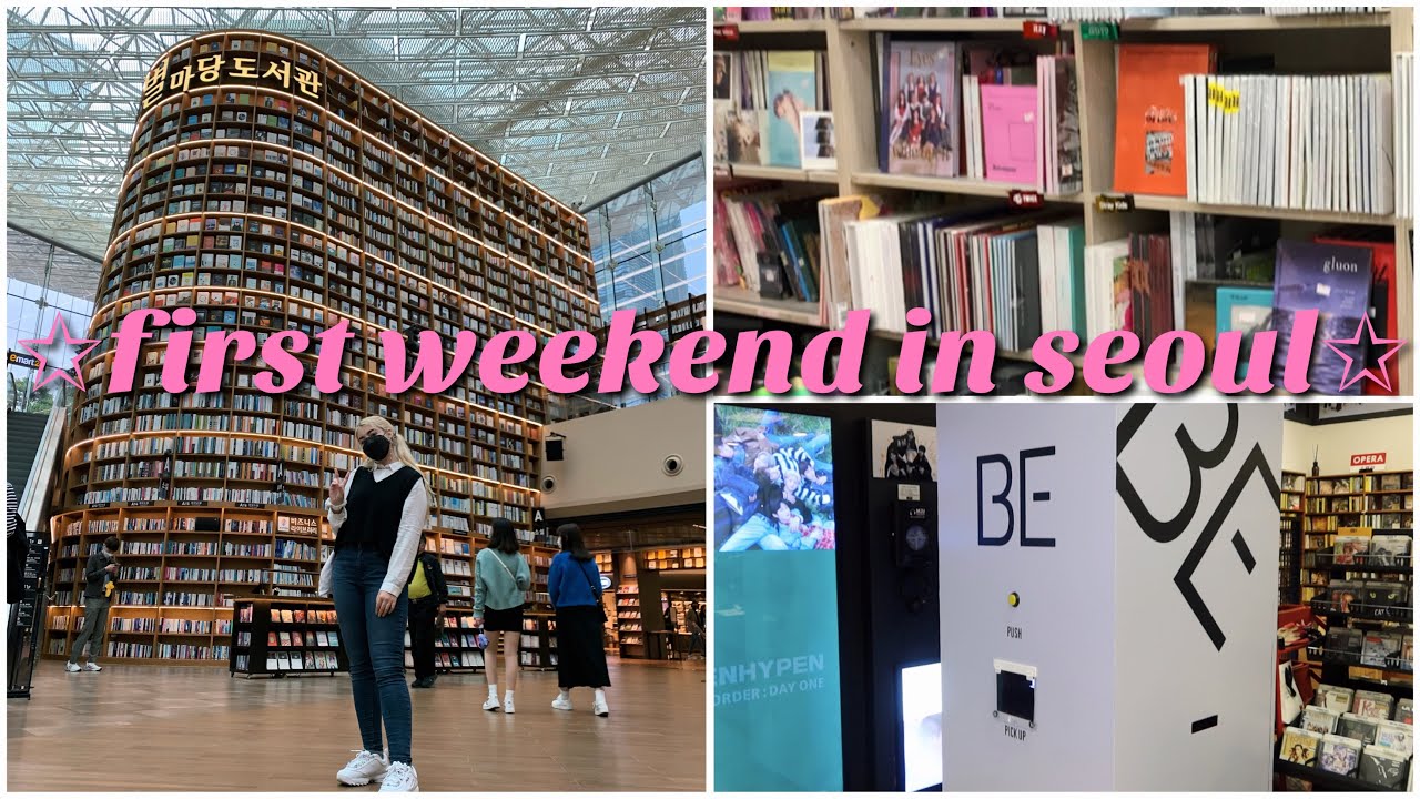 first weekend in seoul vlog / SHOPPING FOR KPOP ALBUMS, BTS RANDOM PHOTOCARD, & STARFIELD COEX ☀️