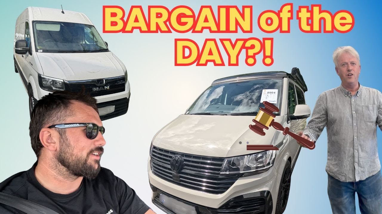 We Risked Going Home Empty-Handed to Score the BARGAIN of the Day! Van and Camper Auction Madness 🔥🚐