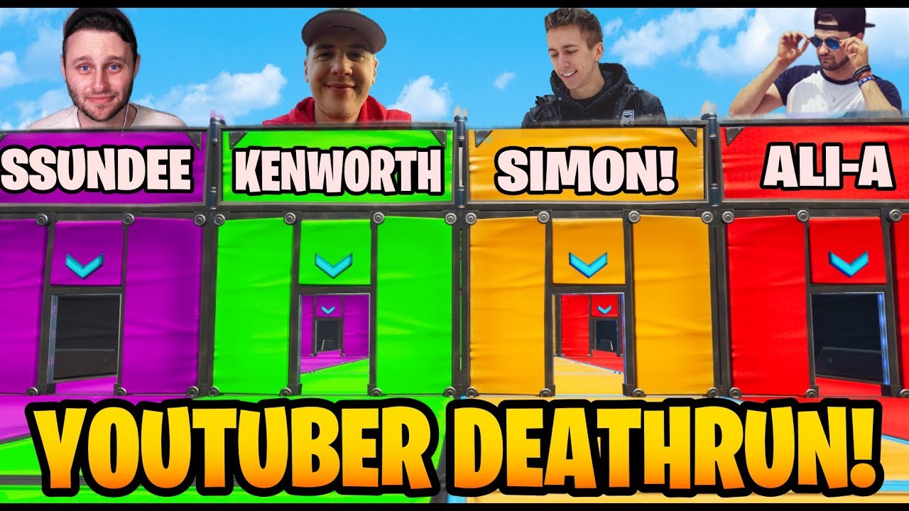 The OFFICIAL Youtuber Deathrun 2.0! *FUN!*   (Fortnite Creative Mode)