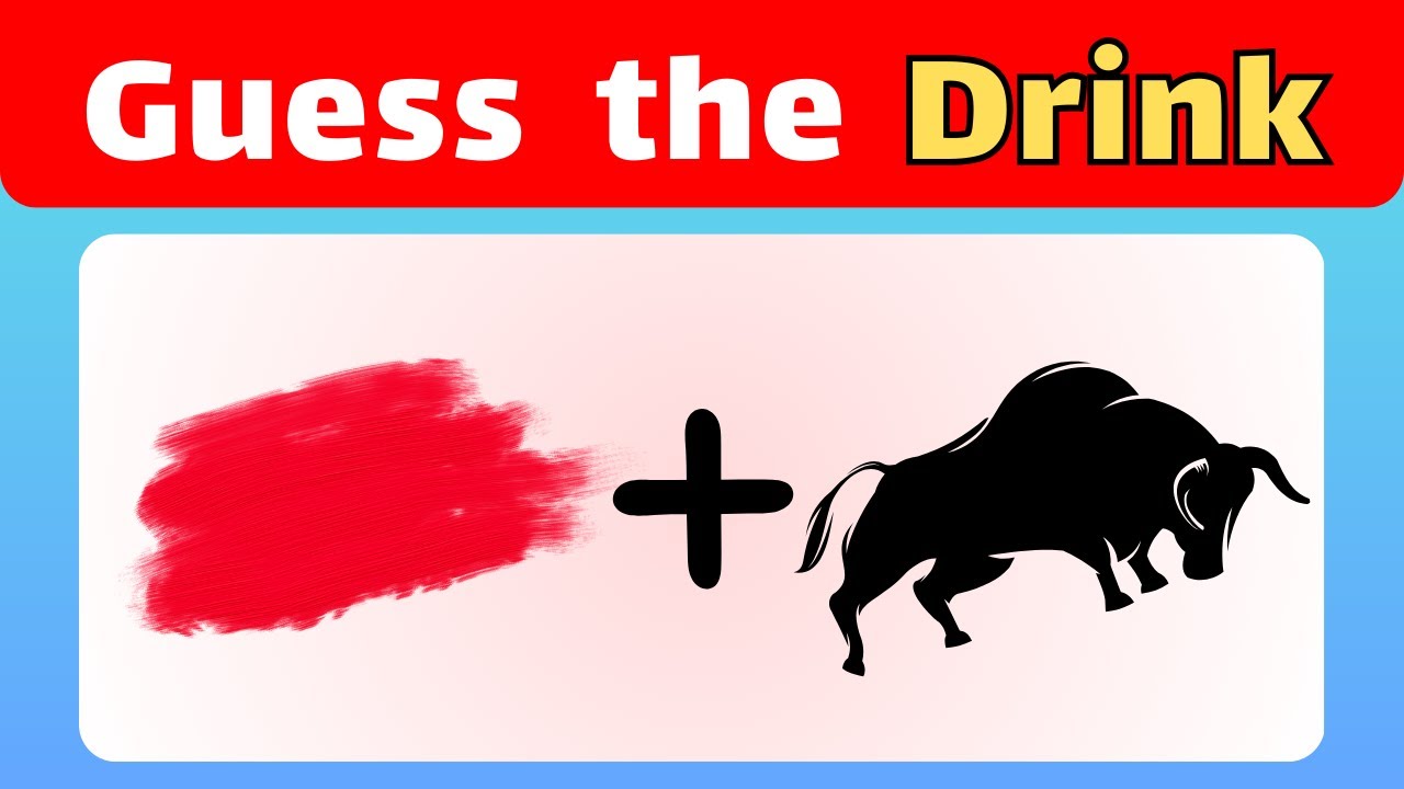 😋🍹 Guess The Drink By Emoji quiz | 🍾 guess brands Quiz