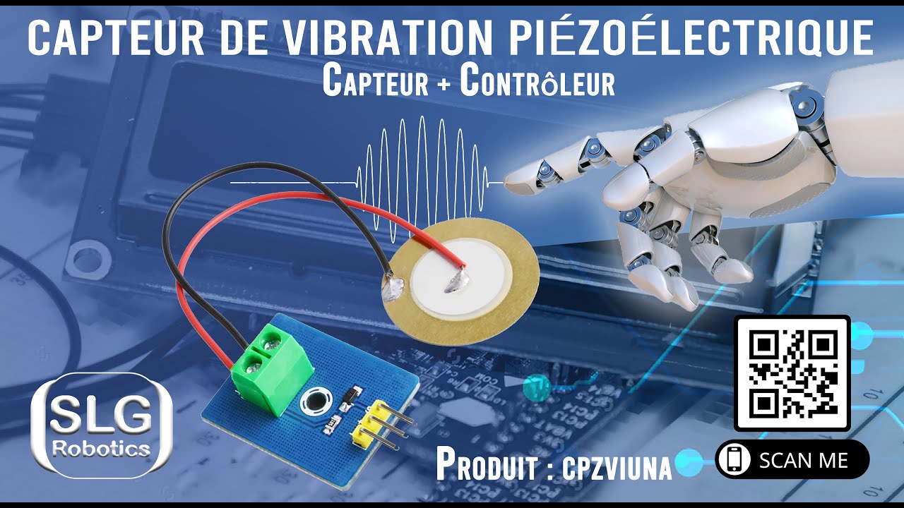 Capteur de Vibration piézoélectrique