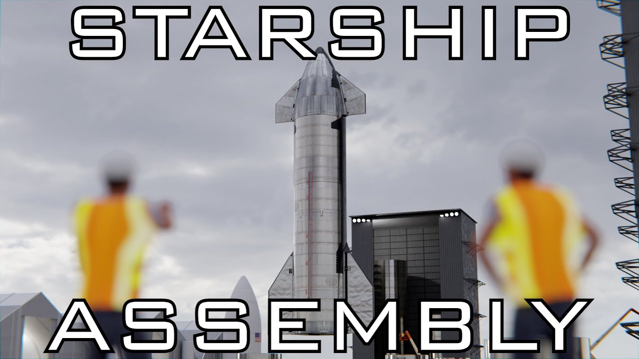 Внутри SpaceX Starship: Анимация сборки с комментарием