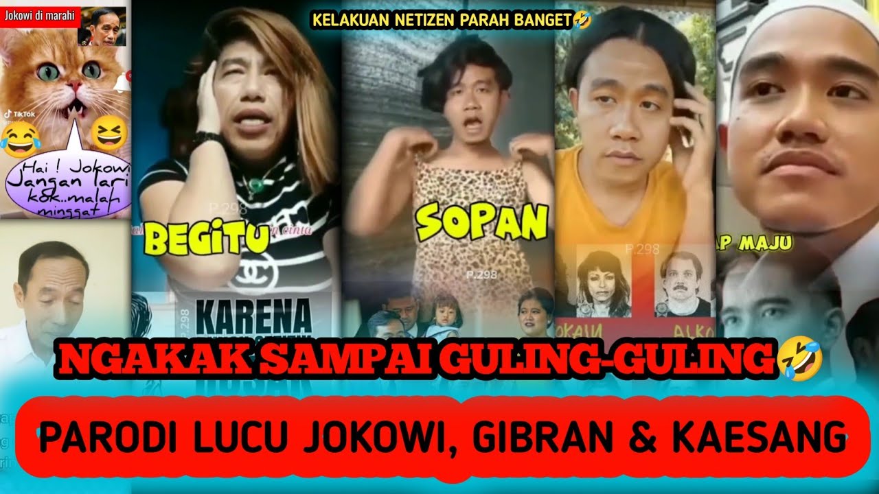 PARODI LUCU JOKOWI, GIBRAN & KAESANG‼️NGAKAK SAMPAI GULING-GULING🤣❓
