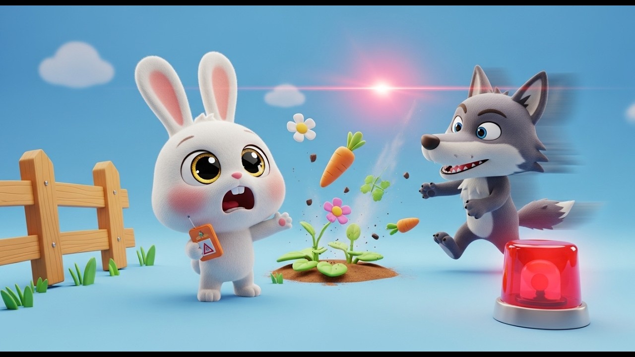 Naughty Wolf Broke Rabbit’s Garden! 🐺🌱 Emergency Call! 🚨 | Bunny Cartoon Full Episodes