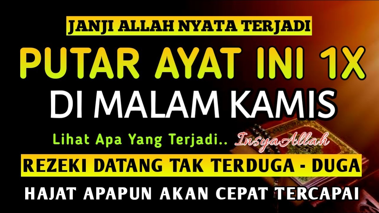 Bacaan Dahsyat! Satu Kali Putar Bisa Datangkan Kekayaan