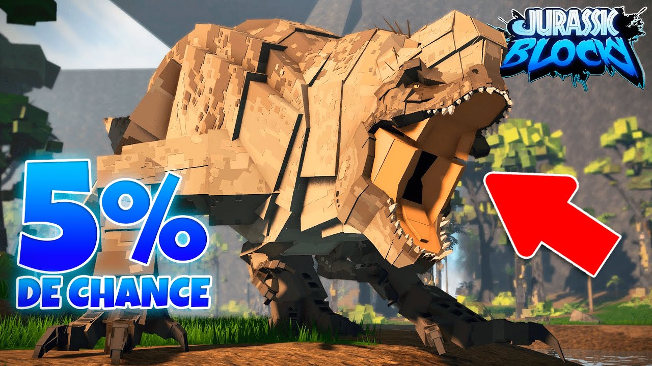 COMPREI TODAS SKINS LEND&Aacute;RIAS DO BOSS D-REX!! | ROBLOX Jurassic Blocky