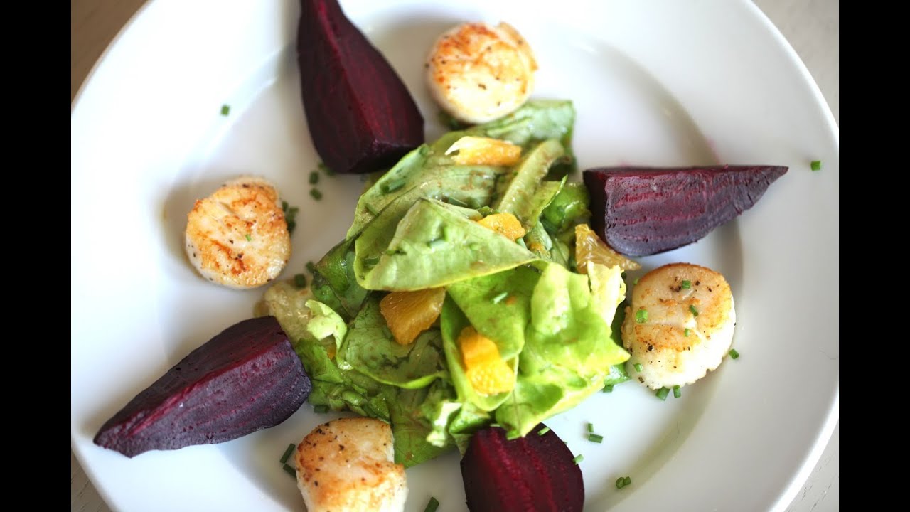 Beth's Seared Scallop and Beet Salad | ENTERTAINING WITH BETH