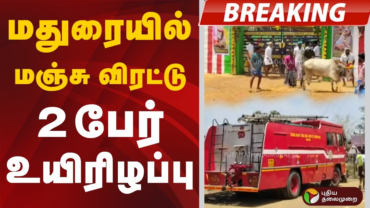 மதுரையில் மஞ்சு விரட்டு: 2 பேர் உயிரிழப்பு