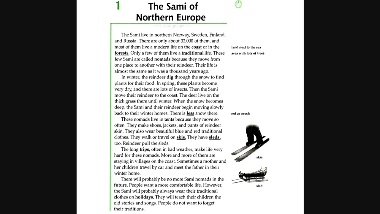 Facts and Figures - Unit 6: Interesting People of the World - Lesson 1: The Sami of Northern Europe