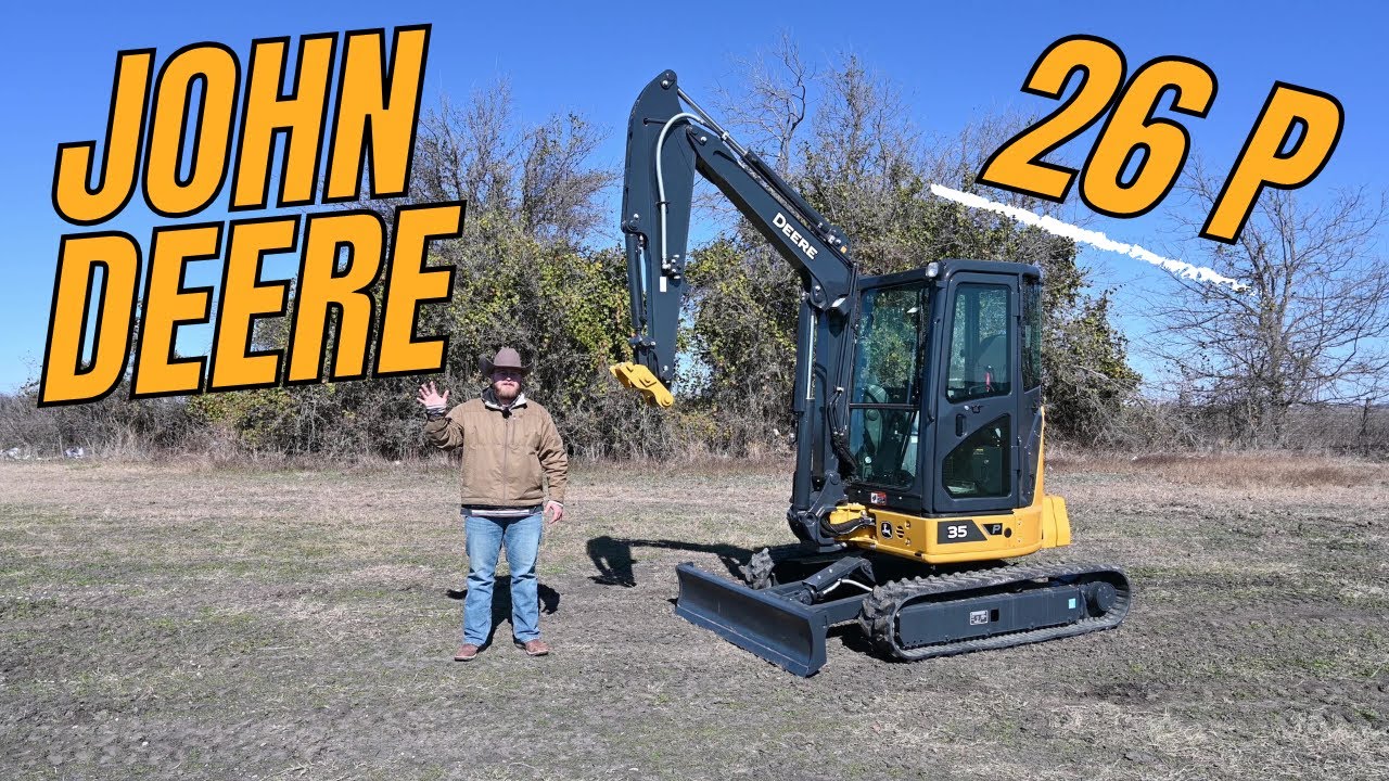 Мини-экскаватор John Deere 26 P | Обзор по средам