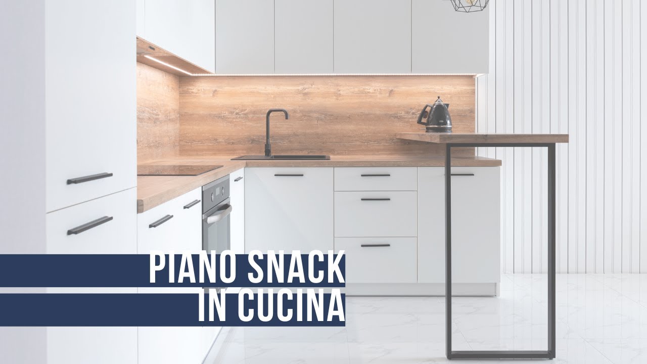 Piano snack in cucina, come fare?