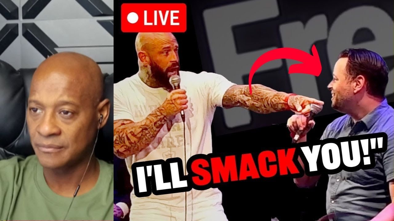 Fake  Alpha Male  LOSES HIS MIND on CHRISTIAN GUY!