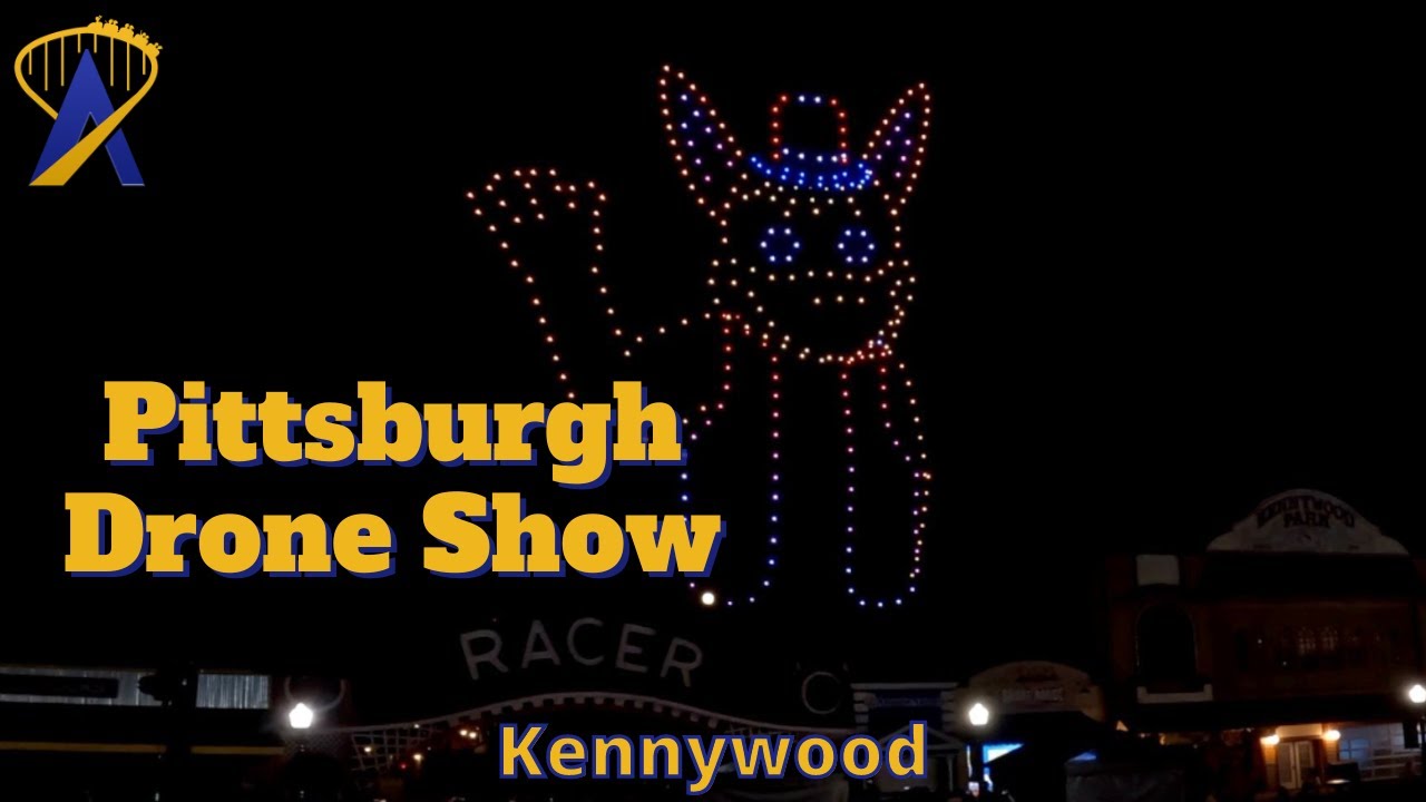 Drone Show at Kennywood for Celebrate Pittsburgh