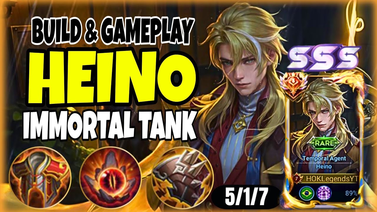 CLASH LANE HEINO HONOR OF KINGS | RANK: LEGEND - 