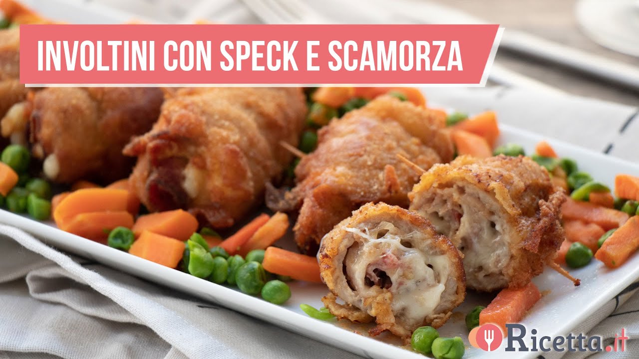 Involtini con speck e scamorza - Ricetta.it