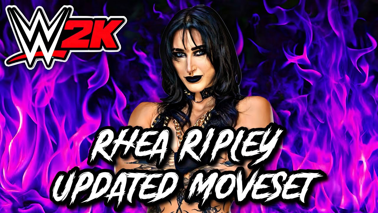 WWE 2K25 | Rhea Ripley Updated Moveset + Realistic Base Superstar Settings