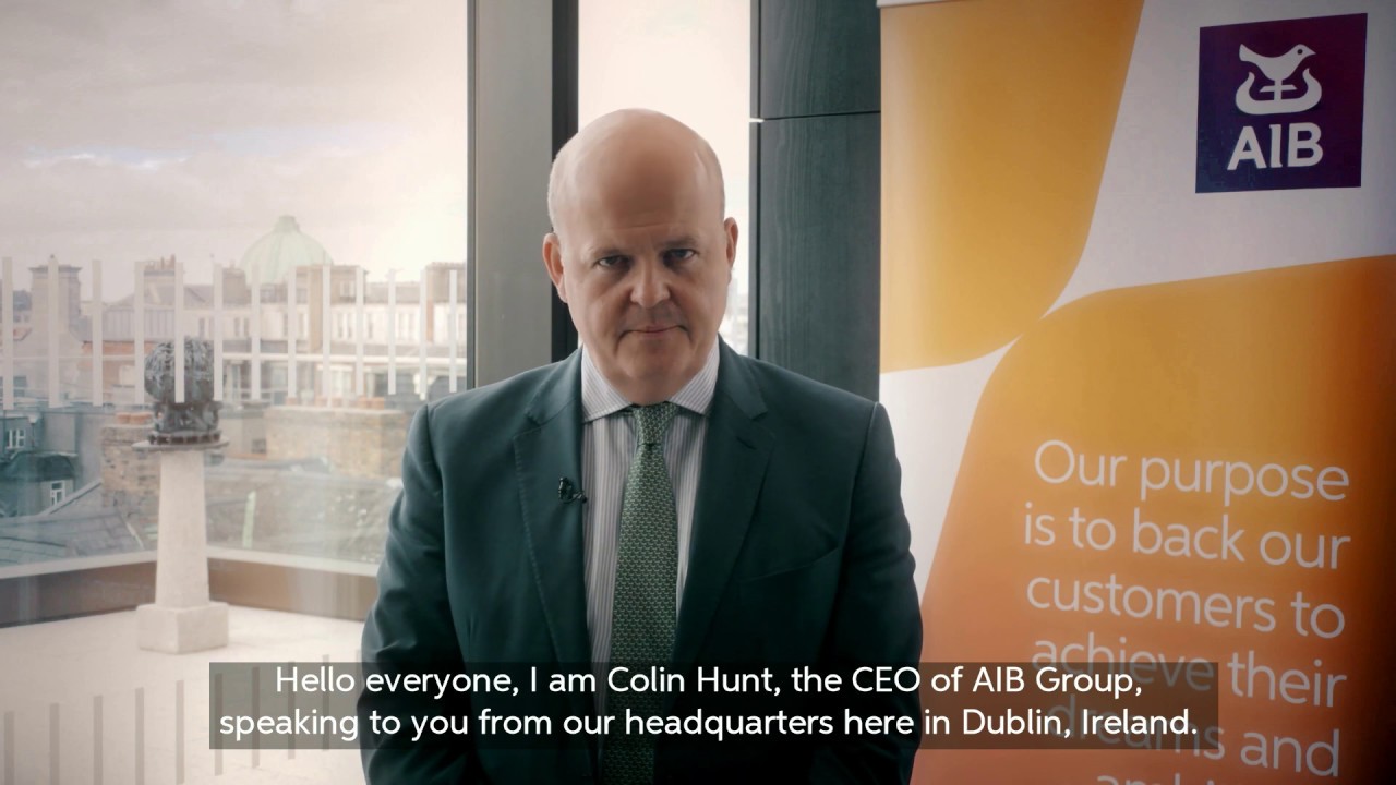 Colin Hunt CEO of AIB Group