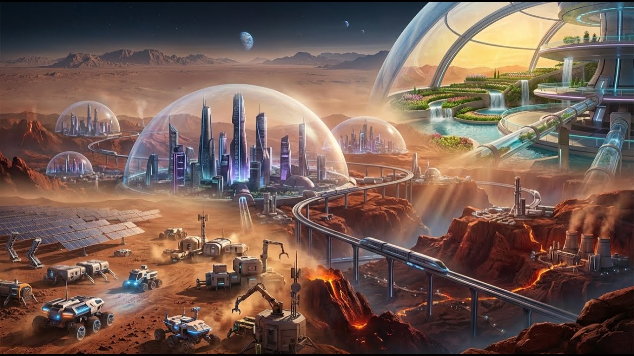 Mars in 2125: How Humans Will Live on the Red Planet | Future Civilization