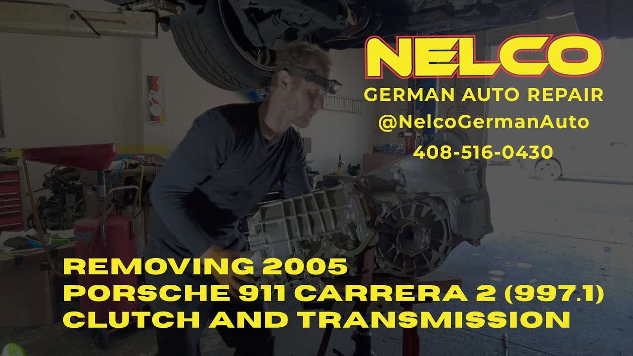 2005 Porsche 911 Carrera 2 (997.1) clutch and transmission removal with IMS bearing images