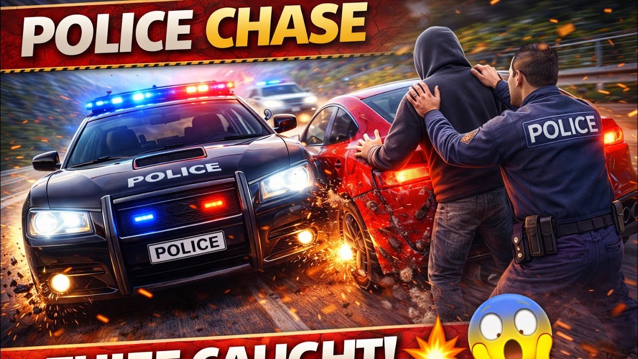 🔥 Police vs Thief High Speed Chase 😱 | Most Dangerous Car Pursuit Gameplay