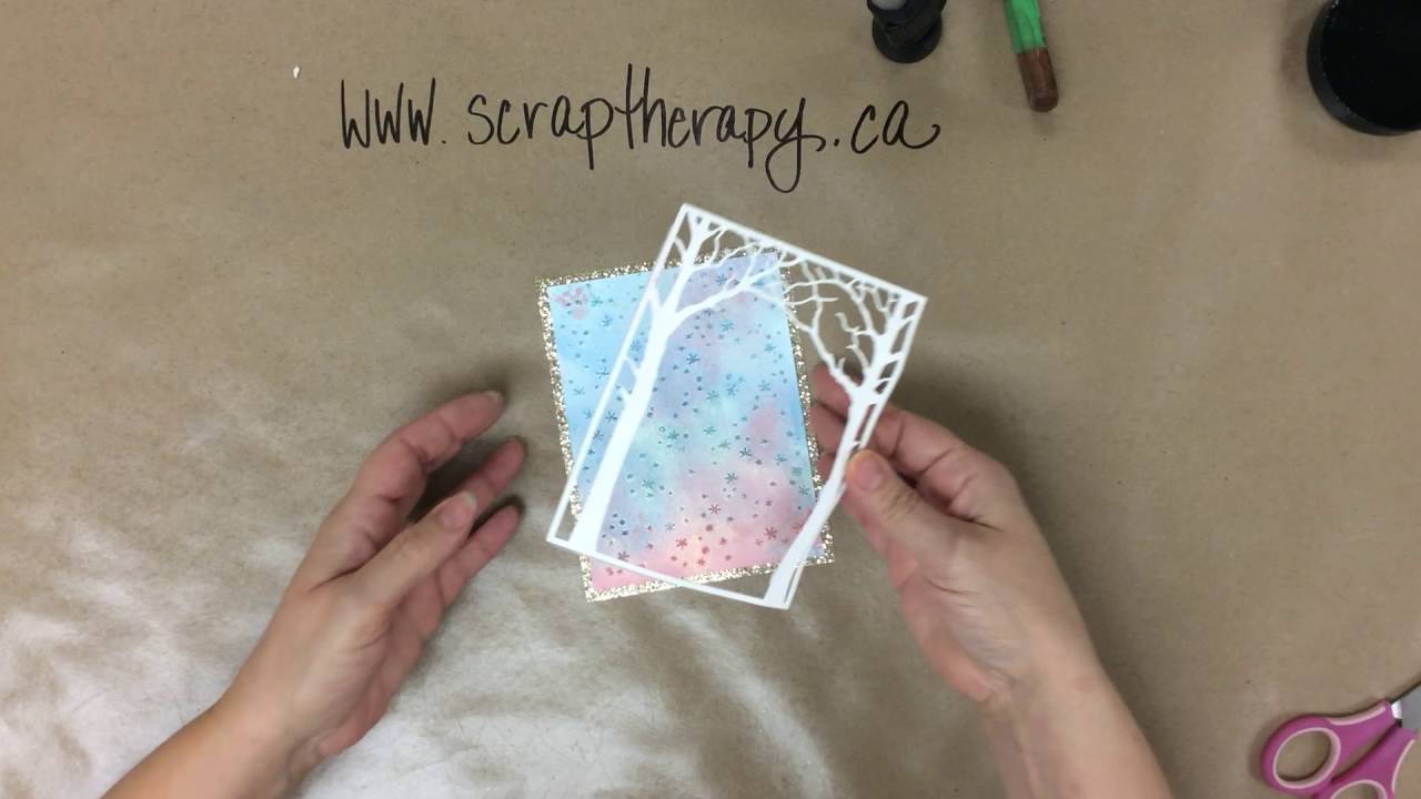 Snowflake Embossing Paste & Christmas Cards