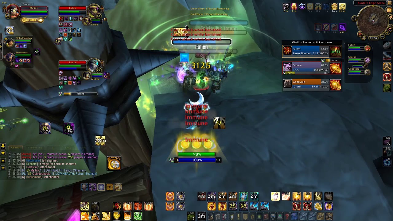 UNBEATABLE 3v3 TEAM (almost) WoW Cataclysm ret paladin 3v3 arenas