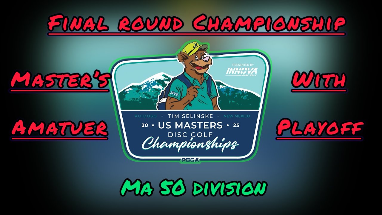 Tim Selinske US Masters Disc Golf Championships 2025 Final Day MA50 Division in Ruidoso, New Mexico