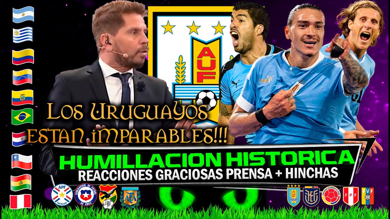 TOP 3 URUGUAY HUMILLACIONES HISTÓRICAS vs Prensa 🔥Reacciones y Narración Graciosa 🏆
