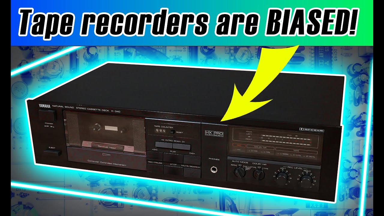 The Yamaha K-340: Understanding Bias in 2024... On Cassette Tapes.