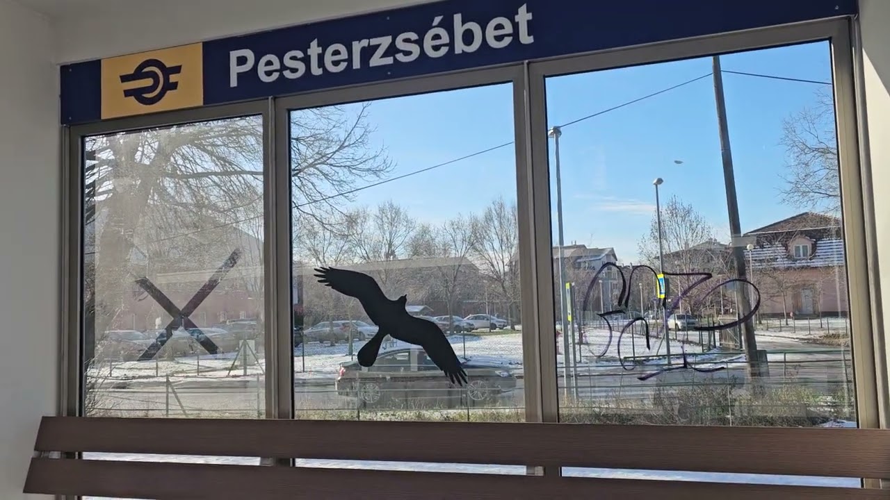 Budapest-Belgrád vasútvonal felújítása Pesterzsébet megállóhely körbetekintős videó 2026.01.03 