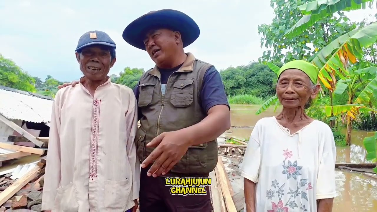 3 RUMAH WARGA PALONG SARI ROBOHH AKIBAT BANJIR MAKIN PARAHH..