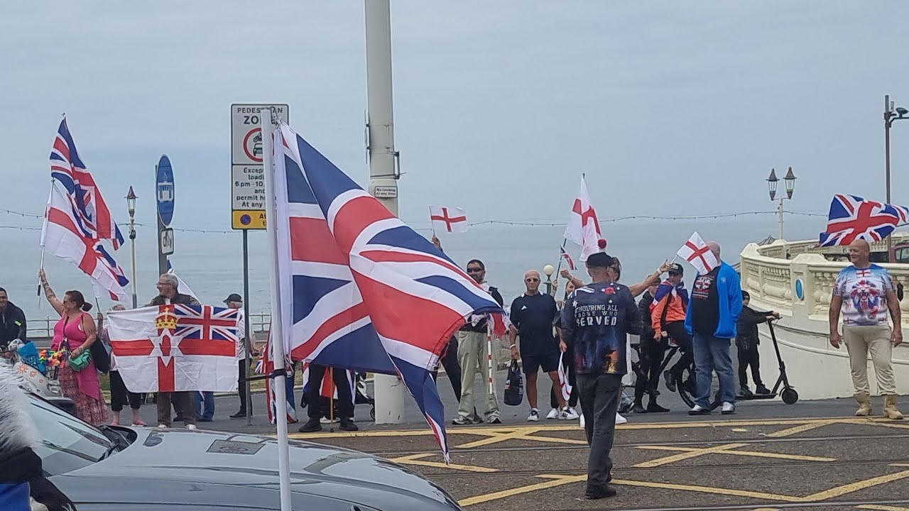 Protesters Are At The Metropole Hotel Blackpool 