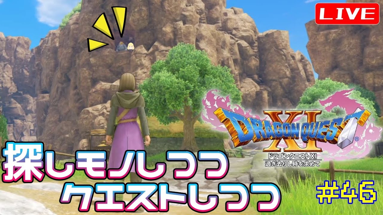 【ドラクエ11s】#46  RPG初心者がほぼ初見でのんびりやるよ☆ へっぽこ てて のドラゴンクエストⅪ過ぎ去りし時を求めて【ネタバレ注意】