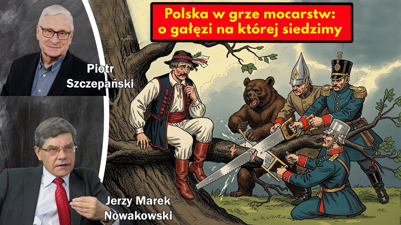 Polska w grze mocarstw: o gałęzi na kt&oacute;rej siedzimy / Jerzy Marek Nowakowski i Piotr Szczepański