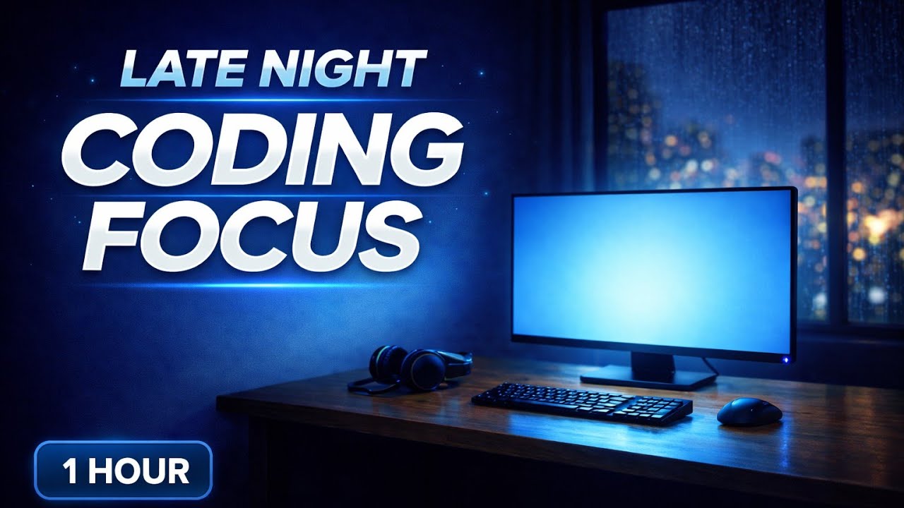 Late Night Coding Lofi – Deep Focus Beats for Programmers (1 Hour Mix)