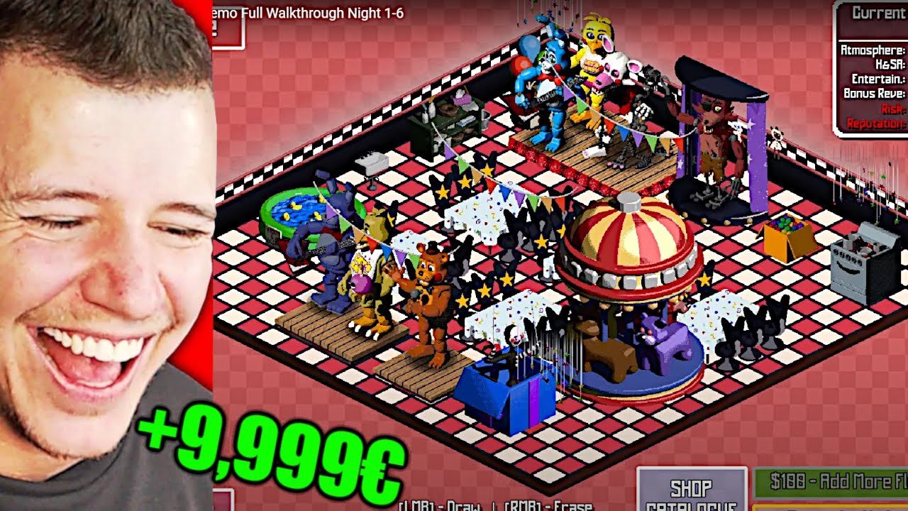 I'm building my OWN FNAF location in FNAF TYCOON | FNAF - Engraved Establishment
