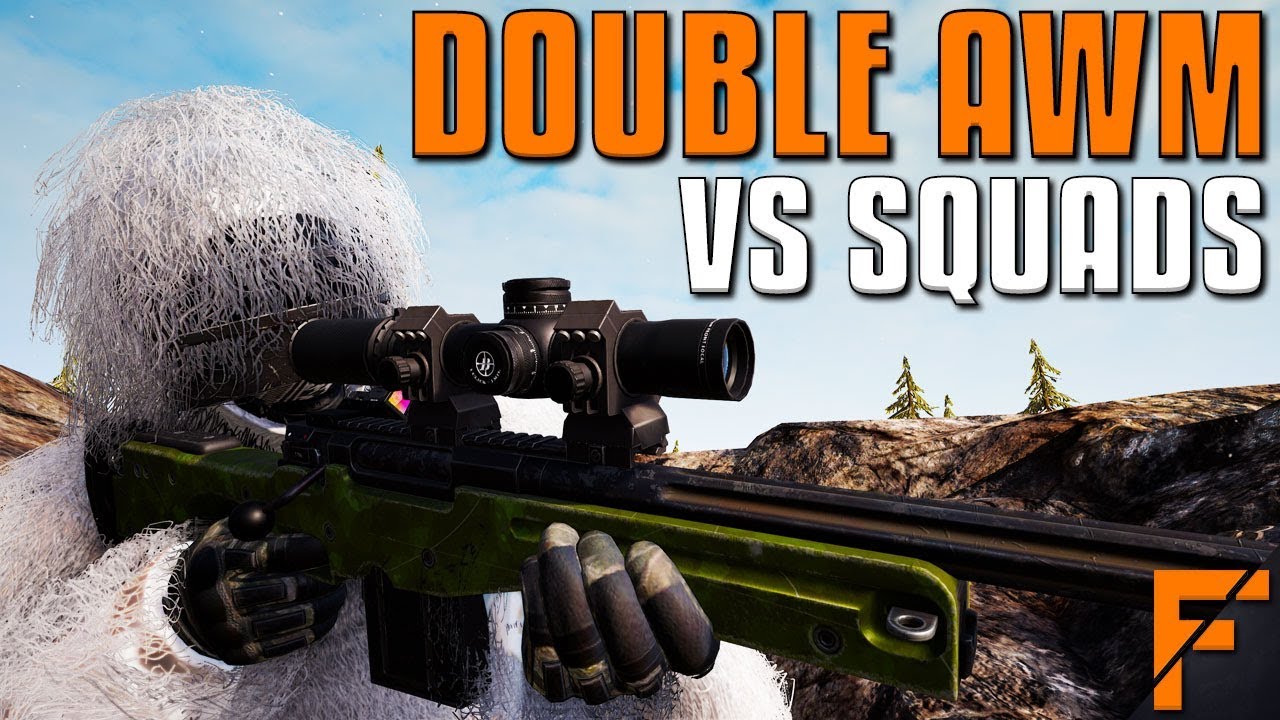 Double AWM Setup - Snipers Got Buffed! | PUBG Solo VS Squads