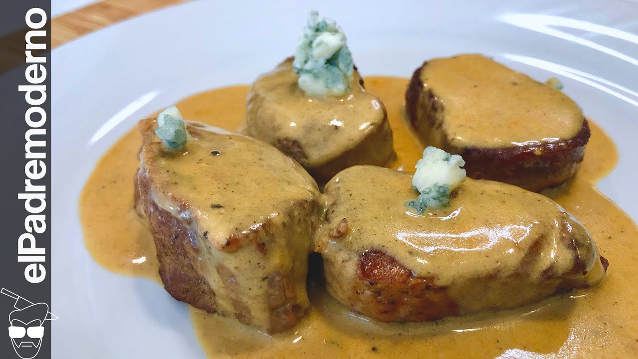 Como hacer SOLOMILLO de cerdo en SALSA ROQUEFORT