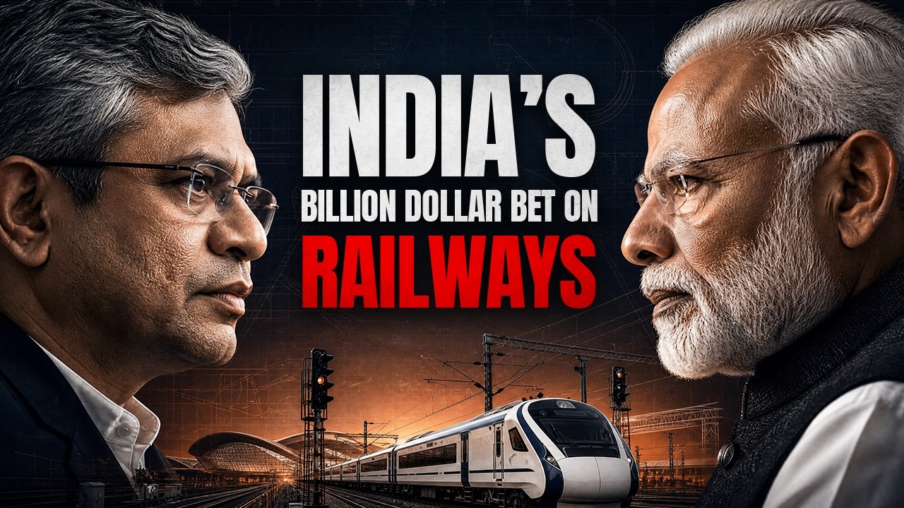 India&rsquo;s ₹12 Lakh Crore Rail Modernisation Plan Explained | Markets by Zerodha Hindi