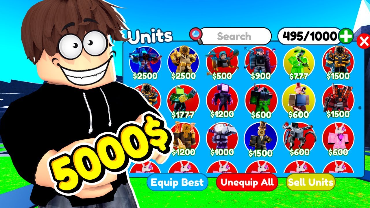 У НАС ЕСТЬ ТОЛЬКО 5000$ НА ЮНИТОВ ДЛЯ ENDLESS MODE В Toilet Tower Defense! ЕНОТ