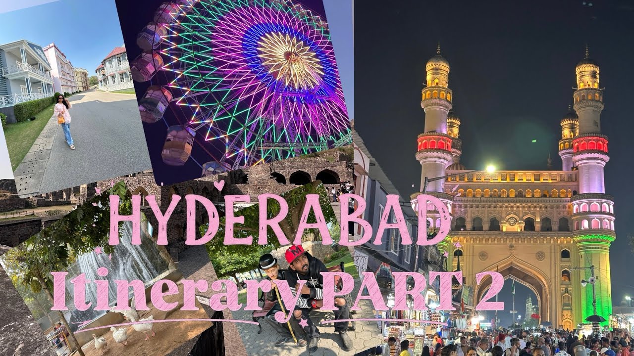 Hyderabad Travel Itinerary PART 2♥️#shortsviral #shortvideo #travelblogger #hyderabadcity 