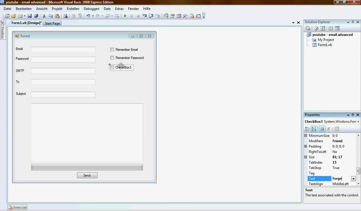 Visual Basic  2008 - Advanced Email Sender