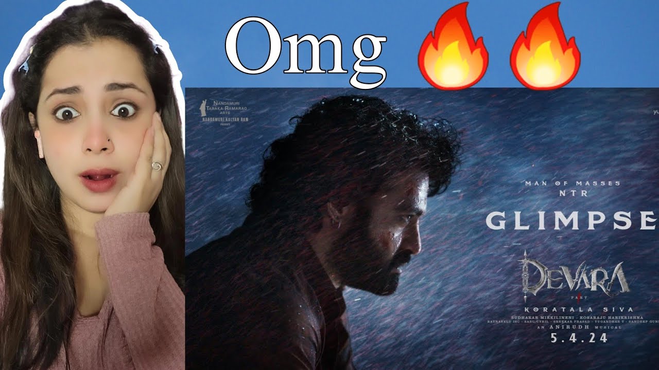 Devara Part-1 | Glimpse - Hindi - NTR | Koratala Siva | Anirudh | 5 April 2024 | Reaction
