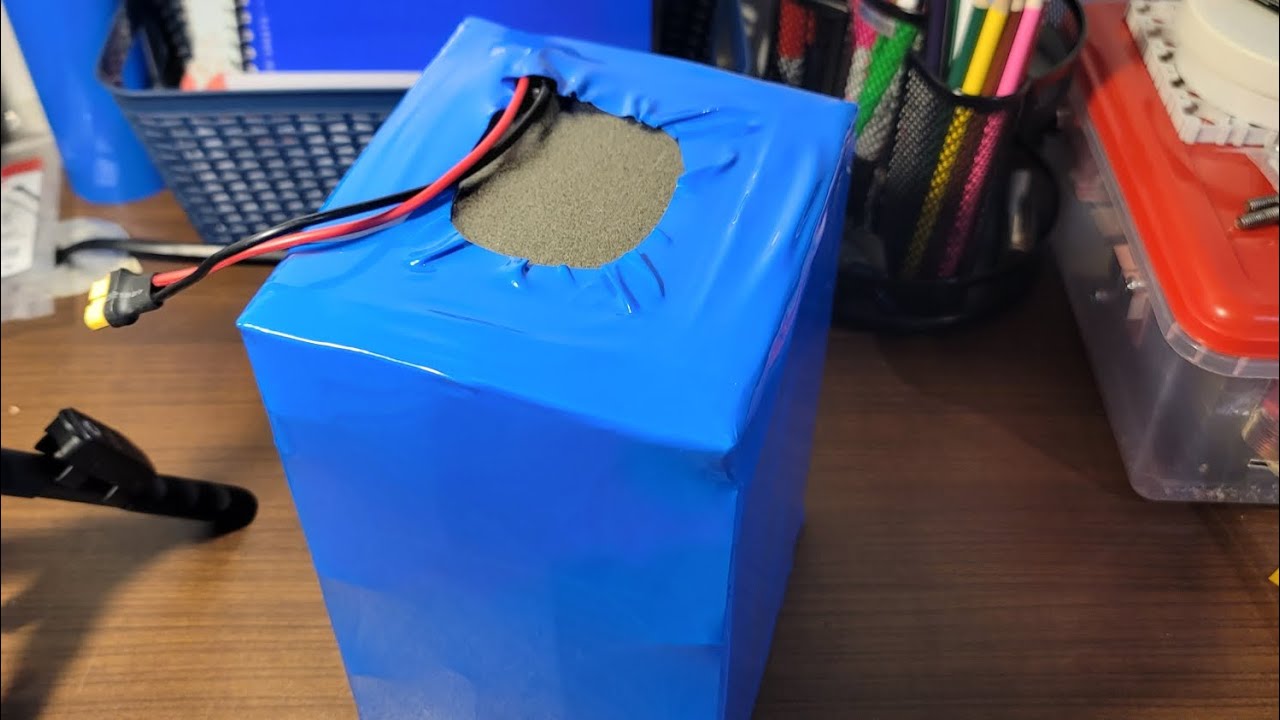&iexcl;Fabricando una bater&iacute;a de litio de 48V 40Ah con BMS inteligente! 🔋⚡